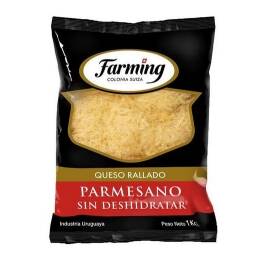 Queso Parmesano Rallado Farming x 1kg Hebras